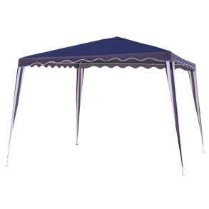 Lysthus Gazebo Polyester St�l 300 x 300 x 245 cm