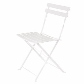 Vrtni stol Sira Hvid St�l 41 x 46 x 80 cm (2 enheder)