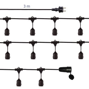 LED guirlande Cottage E27 22 x 18 x 12 cm