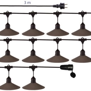 LED guirlande Chateau E27 23 x 22 x 12 cm