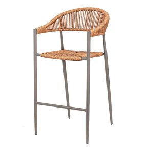 Taburet Neska Hvid Syntetisk Aluminium 56 x 56,5 x 112 cm