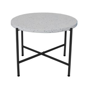 Sofabord Terrazzo Sort 60 x 60 x 45 cm