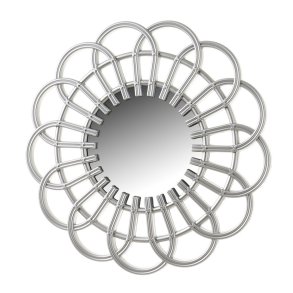 Vgspejl Slvfarvet 48 x 1,5 x 48 cm