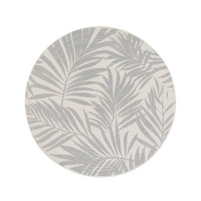 T�ppe Hvid Gr� 90 x 90 x 0,5 cm