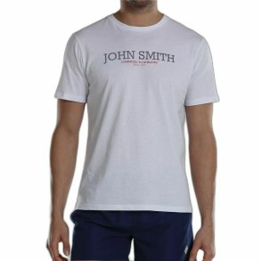 Kortrmet T-shirt til Mnd John Smith Efebo Hvid