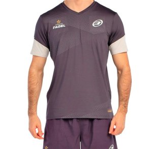 Kort�rmet T-shirt til M�nd Bullpadel Brial 700 Magenta Padel