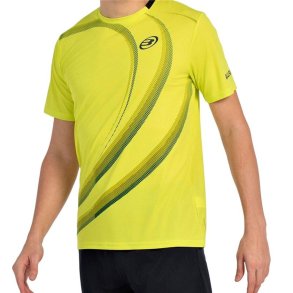 Kort�rmet T-shirt til M�nd Bullpadel Beque Gul Padel