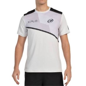 Kort�rmet T-shirt til M�nd Bullpadel Dinneno 25V Lysegr� Padel