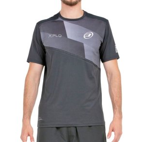 Kort�rmet T-shirt til M�nd Bullpadel Dinneno 25V Lysegr� Padel