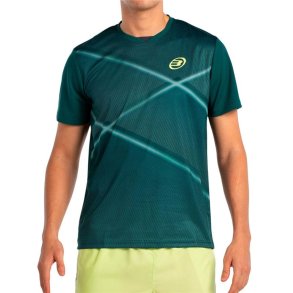 Kort�rmet T-shirt til M�nd Bullpadel Ladra 053 Bl� Padel