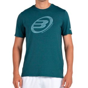 Kort�rmet T-shirt til M�nd Bullpadel Lande 153 Bl� Padel