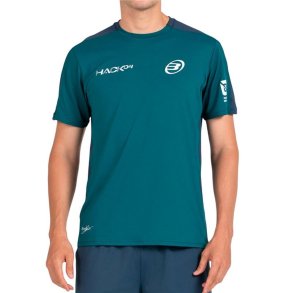 Kort�rmet T-shirt til M�nd Bullpadel Paquito 25I 053 Bl� Padel