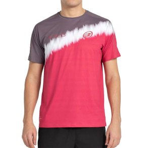 Kort�rmet T-shirt til M�nd Bullpadel Dinenno 25I 777 Fuchsia Padel