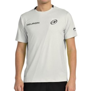Kort�rmet T-shirt til M�nd Bullpadel Chingotto 25I 026 Lysegr� Padel