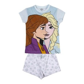 Brnepyjamasser Frozen Lysebl