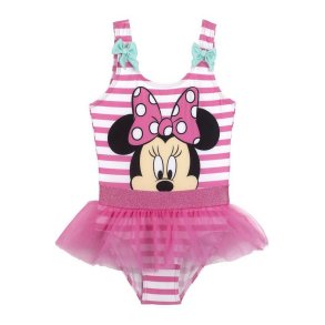 Badedragt til piger Minnie Mouse Pink