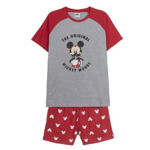 Brnepyjamasser Mickey Mouse Rd (Voksne) Mnd Gr