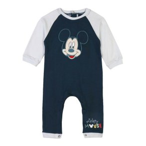 Langrmet sparkedragt til baby Mickey Mouse Bl