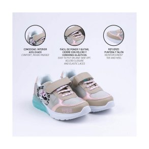 LED Trningssko Minnie Mouse Beige