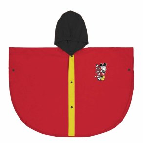 Vandttte Poncho med Htte Mickey Mouse Rd