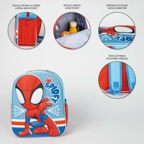 3D Brnetaske Spidey Bl