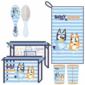 Rejsetoilettaske Bluey Lysebl 23 x 15 x 8 cm