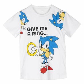 B�rne Kort�rmet T-shirt Sonic 10 �r