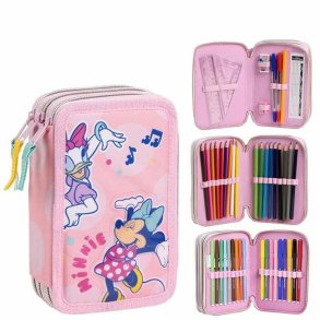 Penalhus Minnie Mouse Pink 12,5 x 6,5 x 19,5 cm