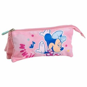 Tredobbelt bretaske Minnie Mouse Pink 2,2 x 1,1 x 22,5 cm