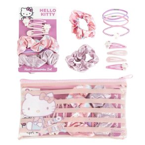 Tilbehr til Hret Hello Kitty Pink 10 Dele