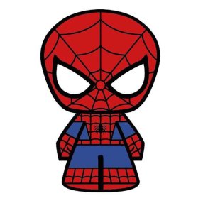Hund Bidering Spider-Man R�d 8,5 x 13 x 6,5 cm