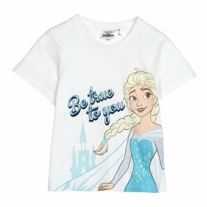 Brne Kortrmet T-shirt Frozen Hvid