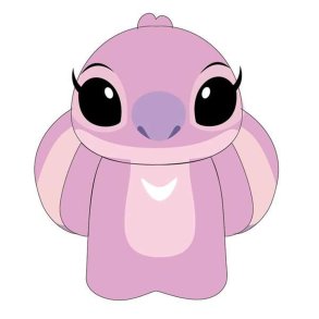 Hund Bidering Stitch Angel Pink 10 X 13 X 5 CM