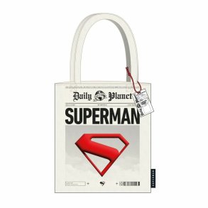 Skuldertaske Superman Beige