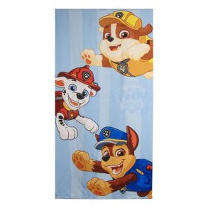 Strandh�ndkl�de The Paw Patrol Lysebl� 70 x 140 cm