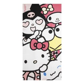 Strandh�ndkl�de Hello Kitty Lyser�d 70 x 140 cm