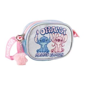 Skuldertaske Stitch Bl� 14,5 x 10,5 x 4 cm