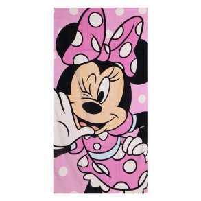 Strandh�ndkl�de Minnie Mouse Pink 70 x 140 cm