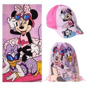 Strandh�ndkl�de Minnie Mouse Pink 70 x 140 cm