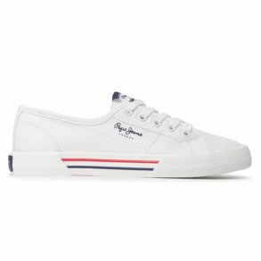 Sportssneakers til damer Pepe Jeans Brady Basic Hvid