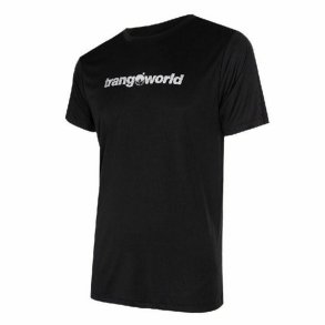 Kort�rmet T-shirt til M�nd Trangoworld Cajo Th Sort