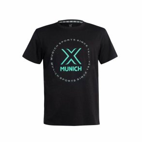 Kortrmet Sport T-shirt Munich Sort