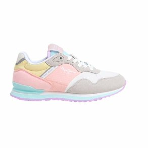 Sportssneakers til damer Pepe Jeans Pepe Jeans London Print G Lysegr