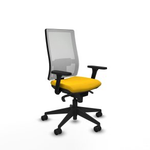 Kontorstol Piqueras y Crespo 3D066N0 Gul