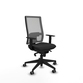 Kontorstol Piqueras y Crespo 1D066G0 Sort