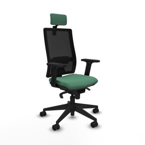 Kontorstol med hovedgrde Piqueras y Crespo 2D066N2 Smaragdgrn