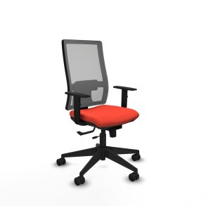 Kontorstol Piqueras y Crespo 1D066N0 Mrk orange