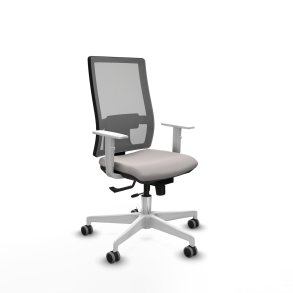 Kontorstol Piqueras y Crespo 4B026G0 Hvid