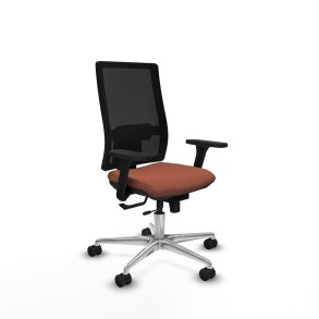 Kontorstol Piqueras y Crespo 3D086N0 Brun Sort