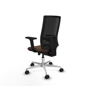 Kontorstol Piqueras y Crespo 2D086N0 Sort Mrkebrun